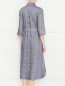 Платье из смешанного льна с накладными карманами Panicale Cashmere  –  МодельВерхНиз1