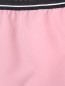 Однотонные брюки на резинке с логотипом Ermanno Firenze  –  Деталь