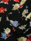 Платье из шелка с цветочным узором Ermanno Scervino  –  Деталь