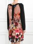 Платье-миди с цветочным узором Pietro Brunelli  –  Модель Верх-Низ1