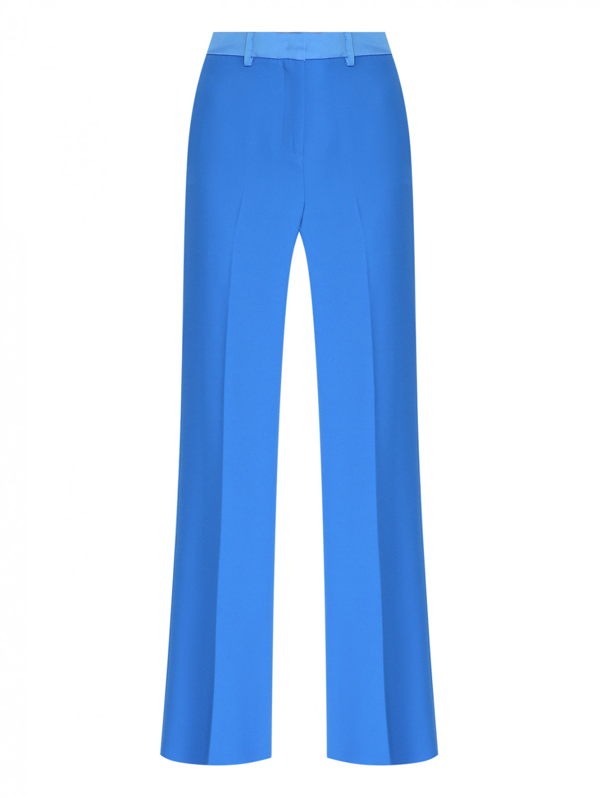 Однотонные брюки прямого кроя с лампасами Max&Co  –  Общий вид