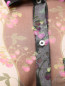 Шелковая блуза с цветочным принтом Kenzo  –  Деталь