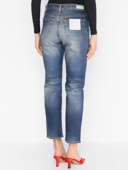 Укороченные джинсы из смешанного хлопка - МодельВерхНиз1