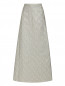 Юбка-макси из фактурной ткани с узором Pianoforte  –  Общий вид
