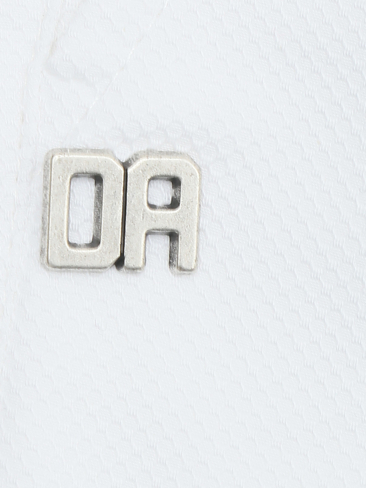 Брюки из фактурного хлопка с вышивкой Daniele Alessandrini  –  Деталь1  – Цвет:  Белый