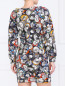 Хлопковое платье с принтом Moschino  –  Модель Верх-Низ1
