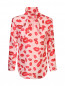 Блузка из шелка, с узором Nina Ricci  –  Общий вид