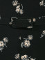 Платье с цветочным узором и поясом Max Mara  –  Деталь