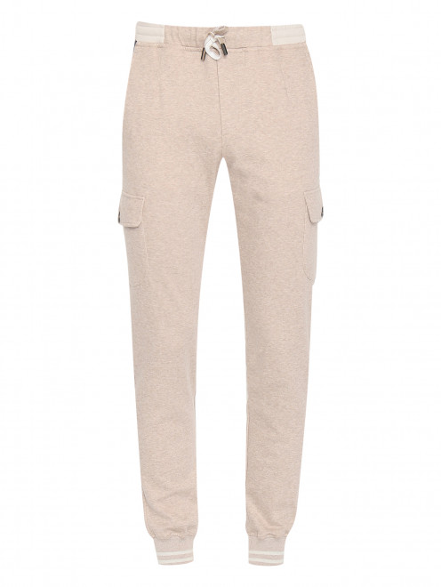 Трикотажные брюки из хлопка с карманами Capobianco - Общий вид