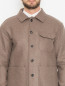 Пиджак-рубашка из шерсти и кашемира LARDINI  –  МодельОбщийВид1