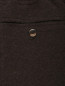 Трикотажные брюки на резинке с карманами Capobianco  –  Деталь