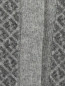Кардиган свободного кроя мелкой вязки с узором Fendi  –  Деталь
