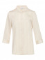 Блуза из вискозы и шелка в полоску Marina Rinaldi  –  Общий вид