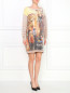 Трикотажное платье-мини из хлопка, декорированное пайетками Antonio Marras  –  Модель Общий вид