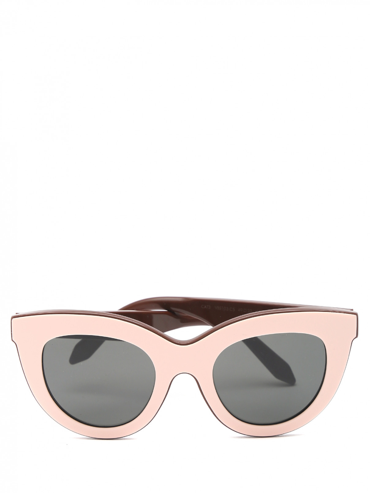Очки солнцезащитные в оправе кошачий глаз Viktoria Beckham  –  Общий вид  – Цвет:  Розовый