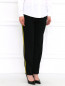 Узкие брюки с контрастной отделкой Barbara Bui  –  Модель Верх-Низ