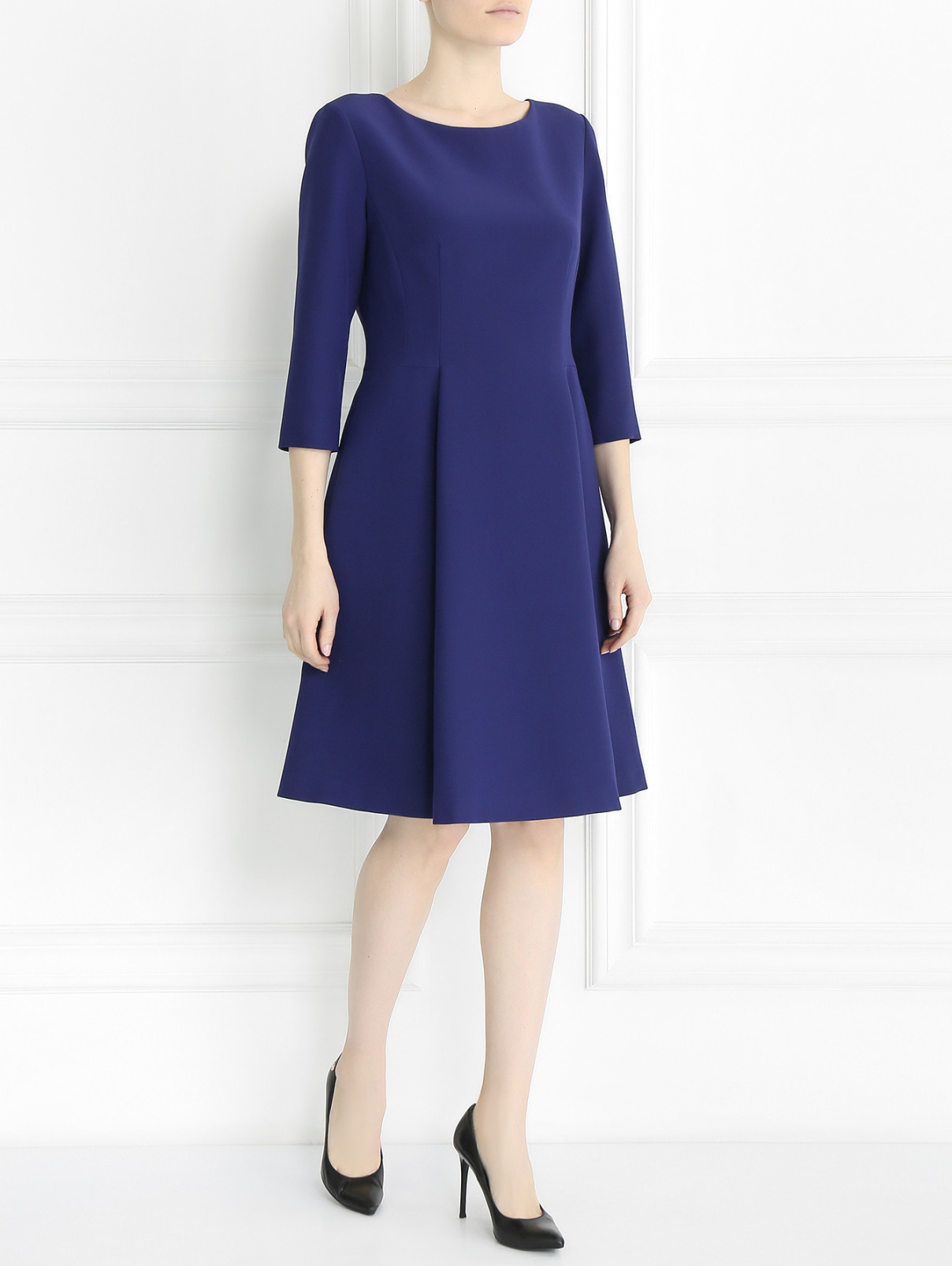 Платье из шелка Alberta Ferretti  –  Модель Общий вид  – Цвет:  Фиолетовый