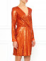 Шелковое платье декорированное пайетками Jenny Packham  –  Модель Верх-Низ