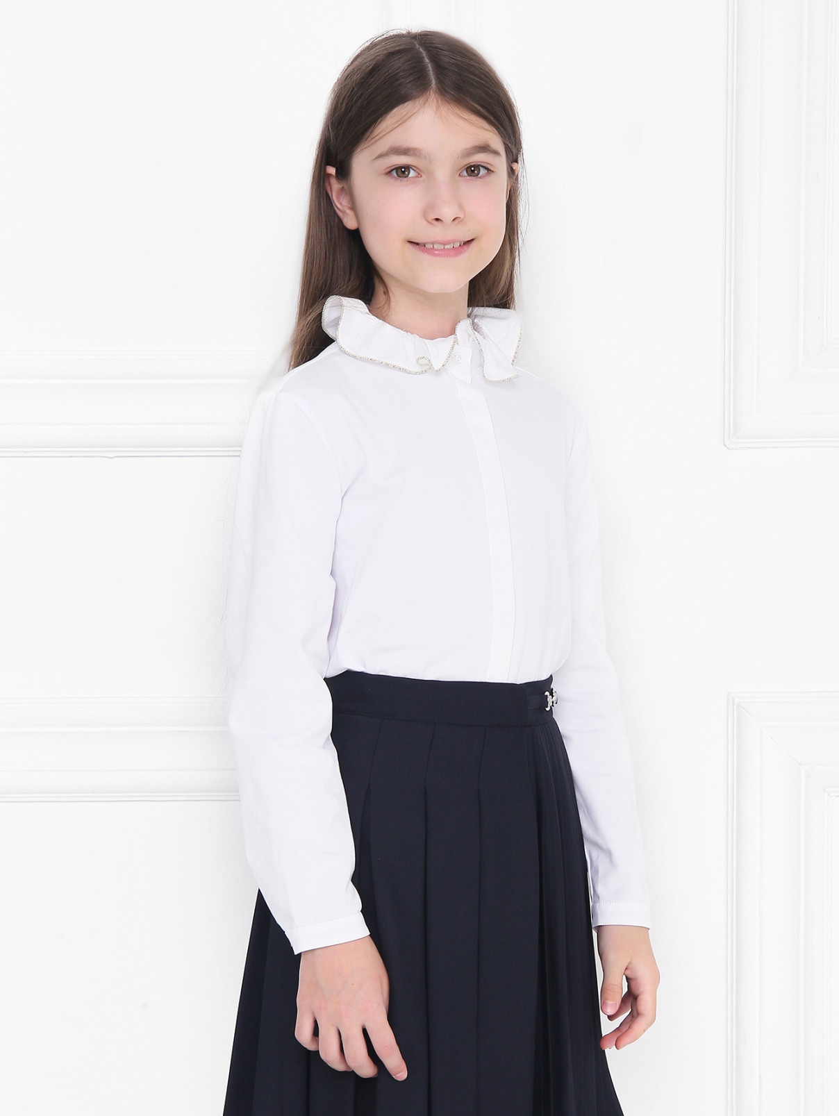 Блуза Aletta Couture  –  МодельВерхНиз  – Цвет:  Белый