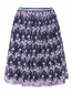 Кружевная юбка с цветочным узором Ermanno Scervino Junior  –  Общий вид