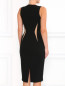 Платье-футляр из шерсти с контрастными вставками Michael Kors  –  Модель Верх-Низ1