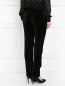 Бархатные брюки с узором Jean Paul Gaultier  –  Модель Верх-Низ1