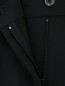Укороченные брюки из шерсти Jil Sander Navy  –  Деталь1