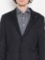 Однобортный пиджак с узором полоска Giampaolo  –  МодельОбщийВид1
