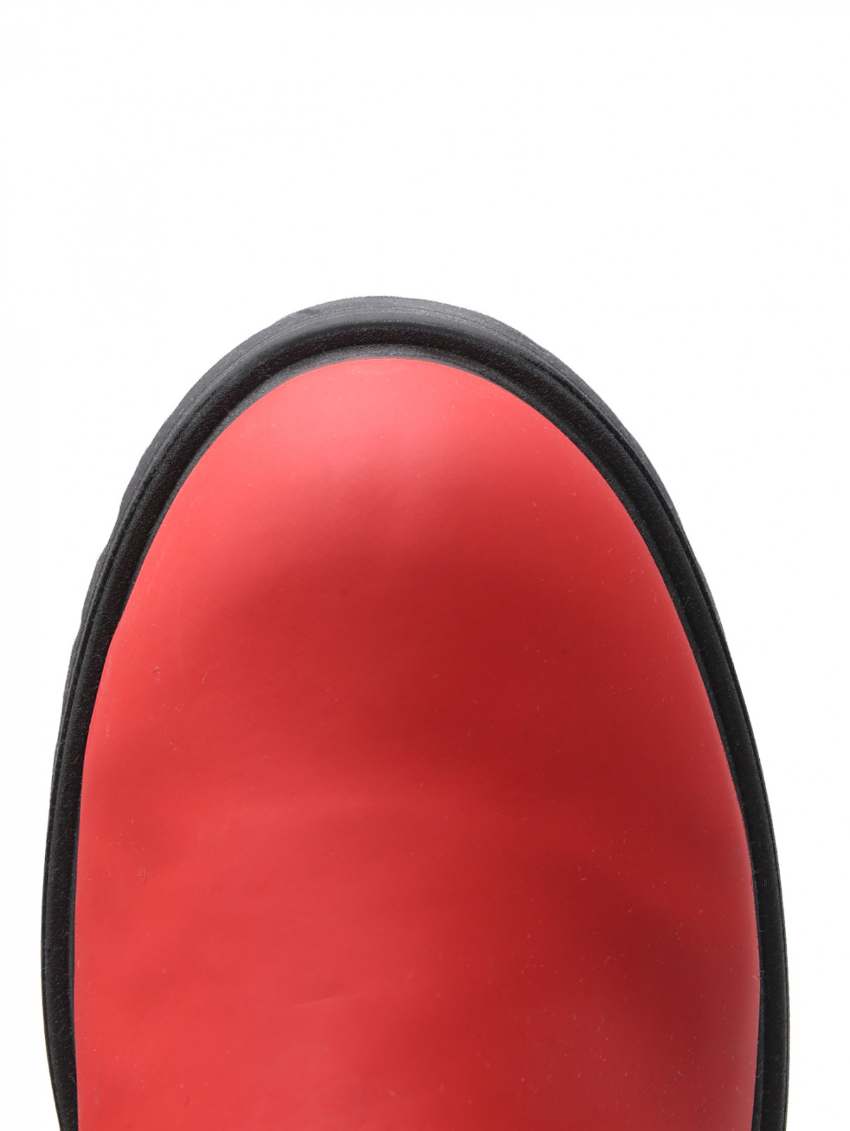 Сапоги с логотипом и пряжкой Dsquared2  –  Обтравка3  – Цвет:  Красный