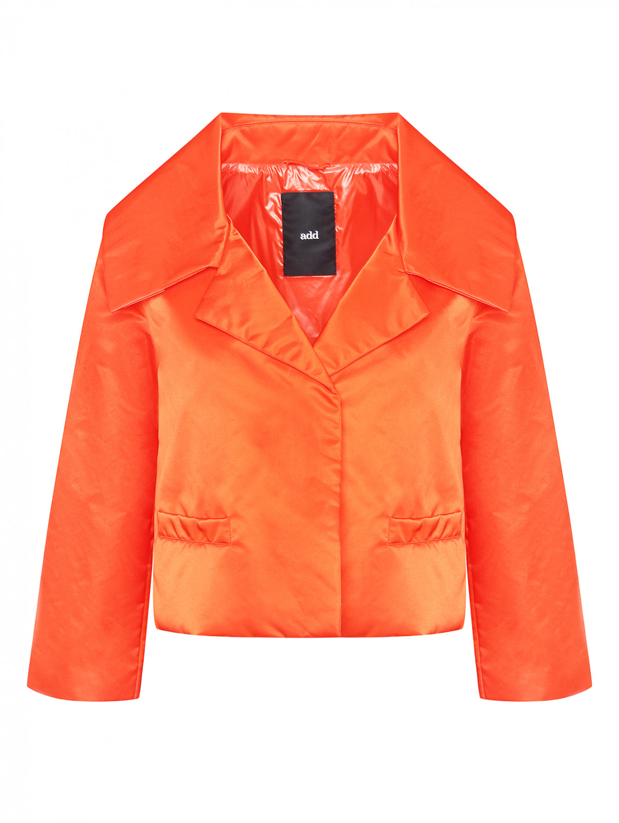 Куртка-пиджак на кнопке Add  –  Общий вид  – Цвет:  Оранжевый