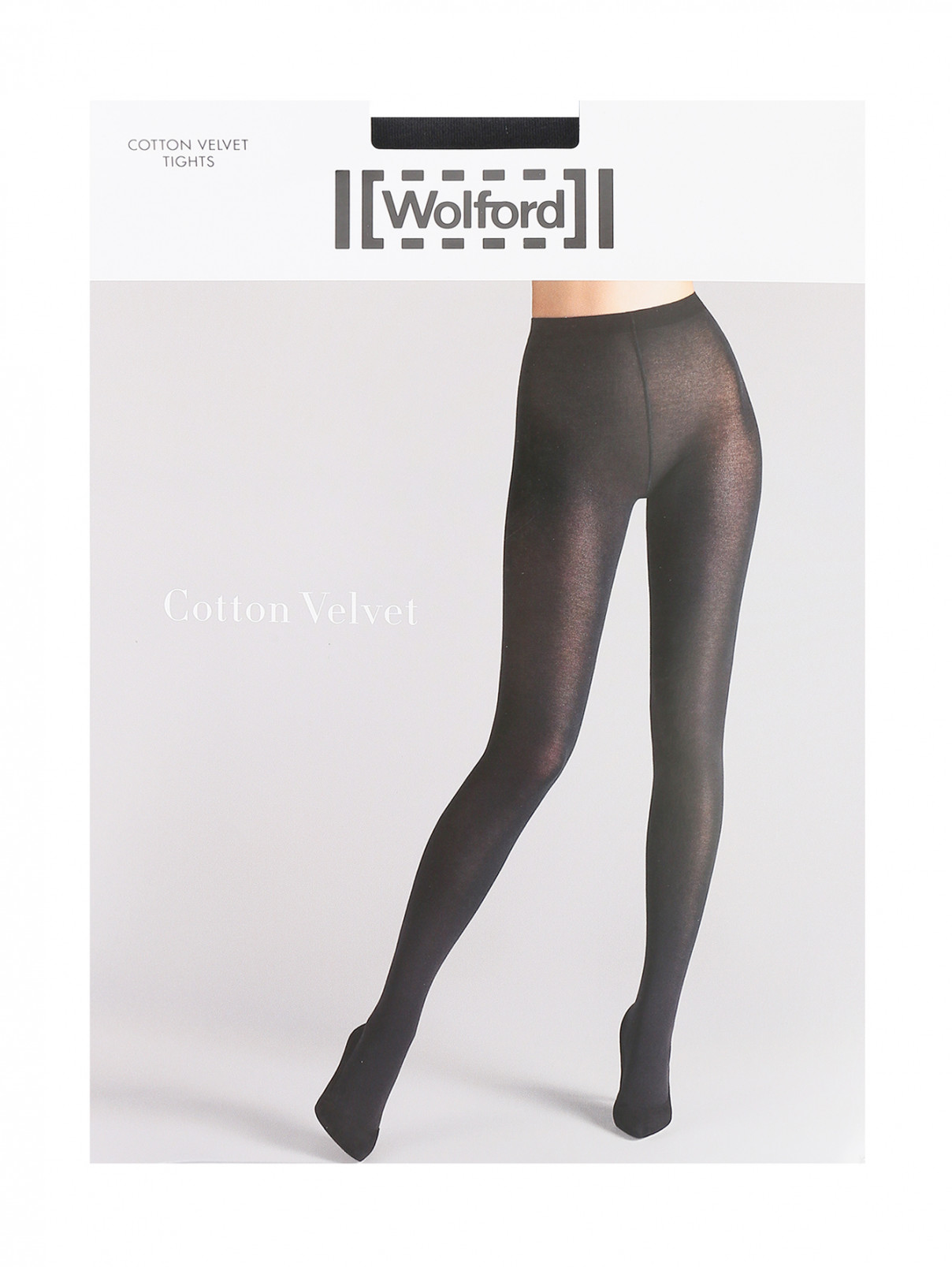 Колготки из хлопка Wolford  –  Общий вид  – Цвет:  Черный