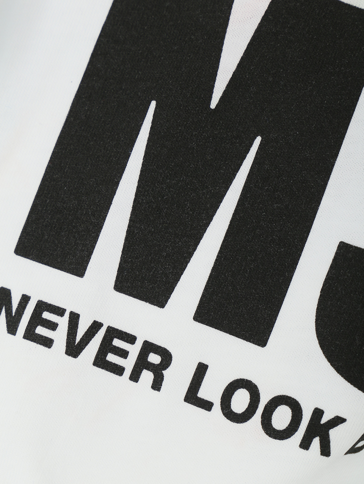 Хлопковая футболка и майка с перфорацией MSGM  –  Деталь  – Цвет:  Белый