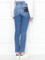 Укороченные джинсы с потертостями Paige  –  МодельВерхНиз1