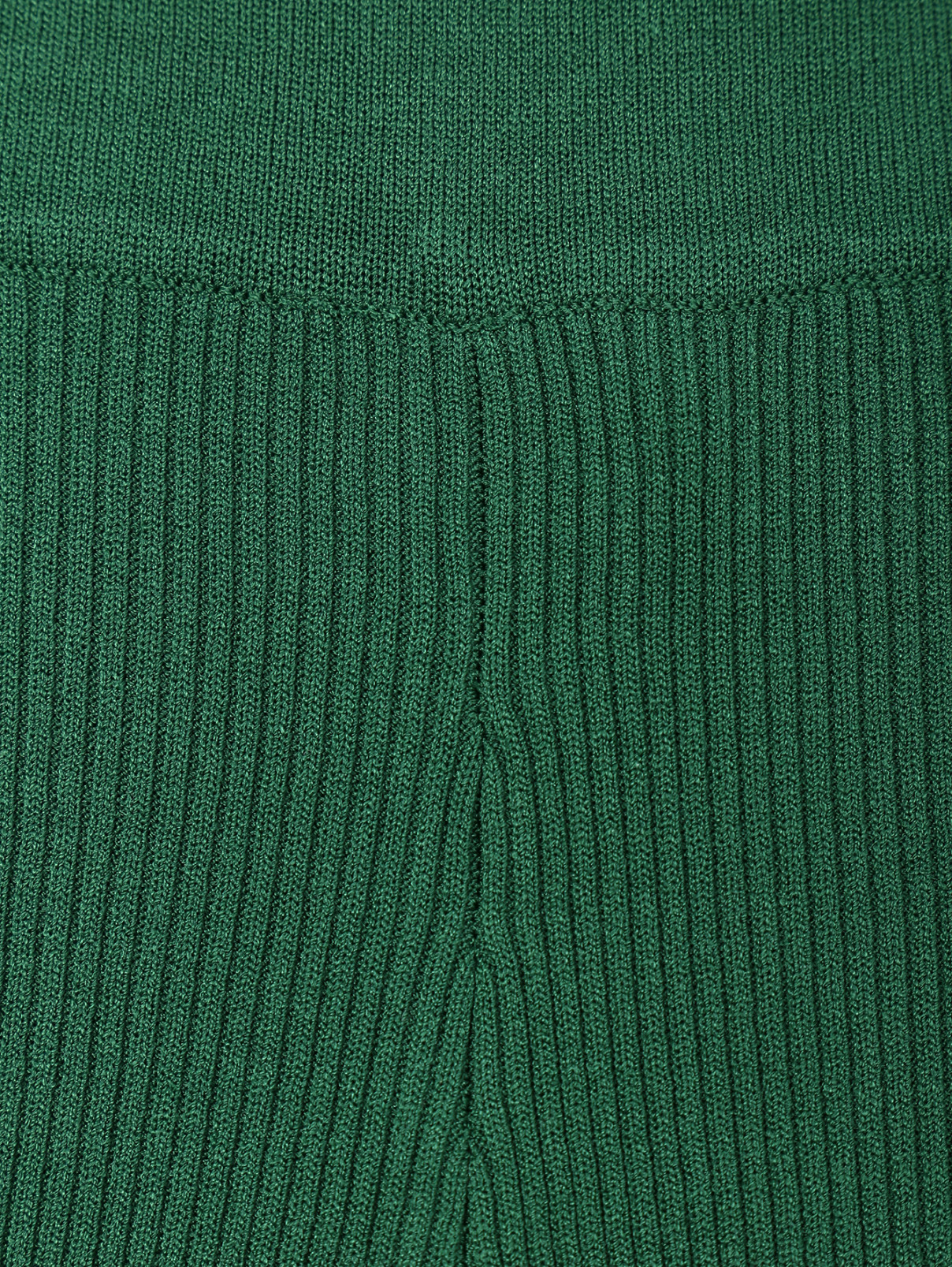 Трикотажные брюки расклешенного кроя Essentiel Antwerp  –  Деталь1  – Цвет:  Зеленый