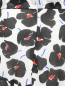 Юбка-макси из шелка с цветочным узором Moschino Boutique  –  Деталь