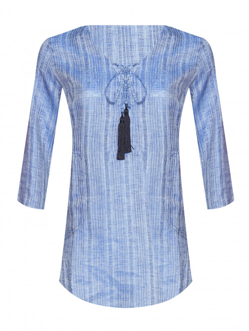 Блуза свободного кроя на завязках Max&Co - Общий вид