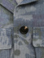 Куртка изо льна с накладными карманами LARDINI  –  Деталь