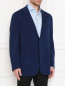 Пиджак из шерсти с накладными карманами Isaia  –  МодельВерхНиз