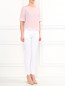 Блуза из шелка с коротким рукавом Emporio Armani  –  Модель Общий вид